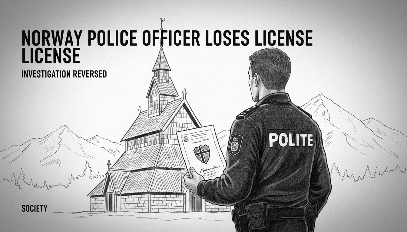 Norway Police Officer Loses License: Investigation Reversed