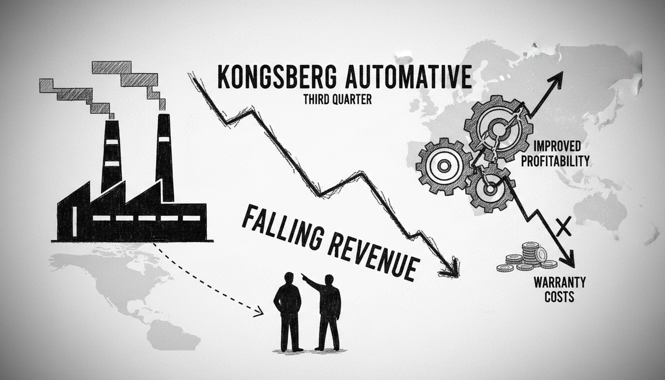 Kongsberg Automotive Reports Falling Revenue in Third Quarter