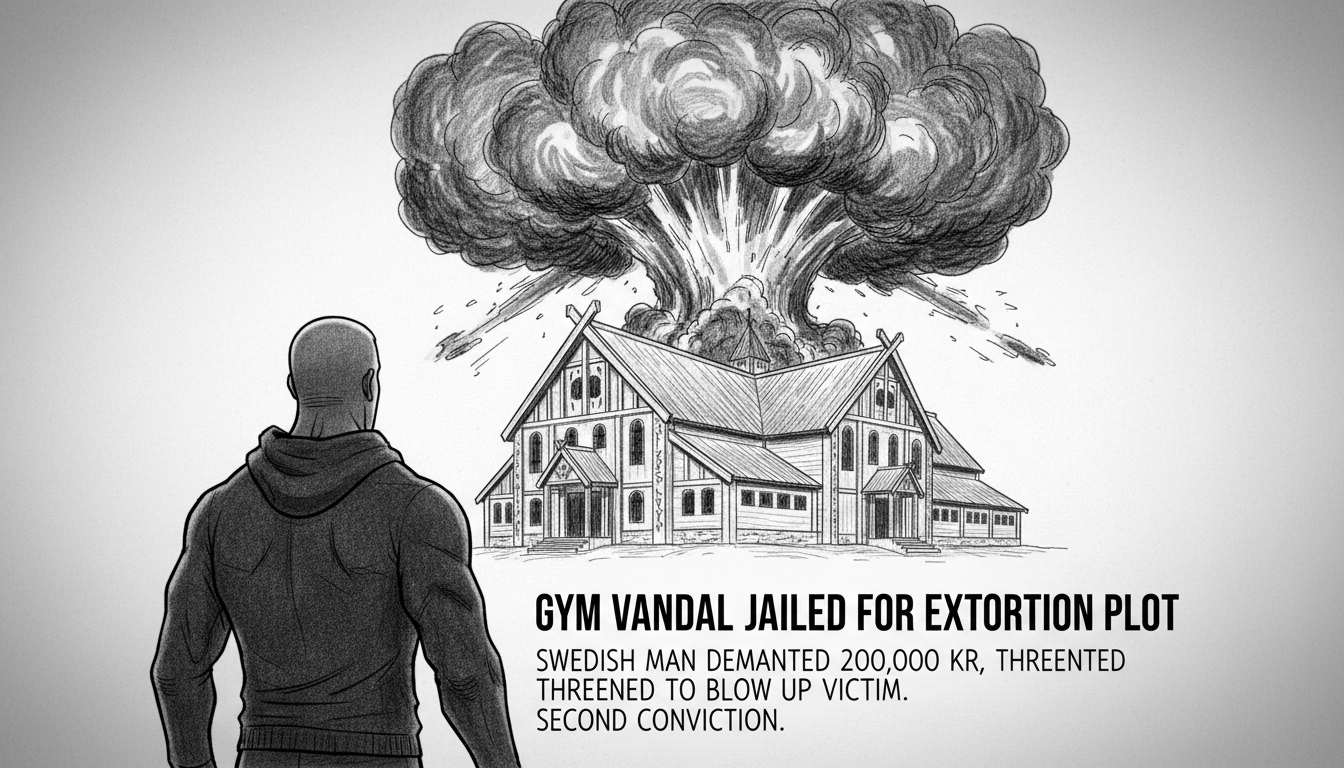 Gym Vandal Sentenced to Prison After Extortion Attempt