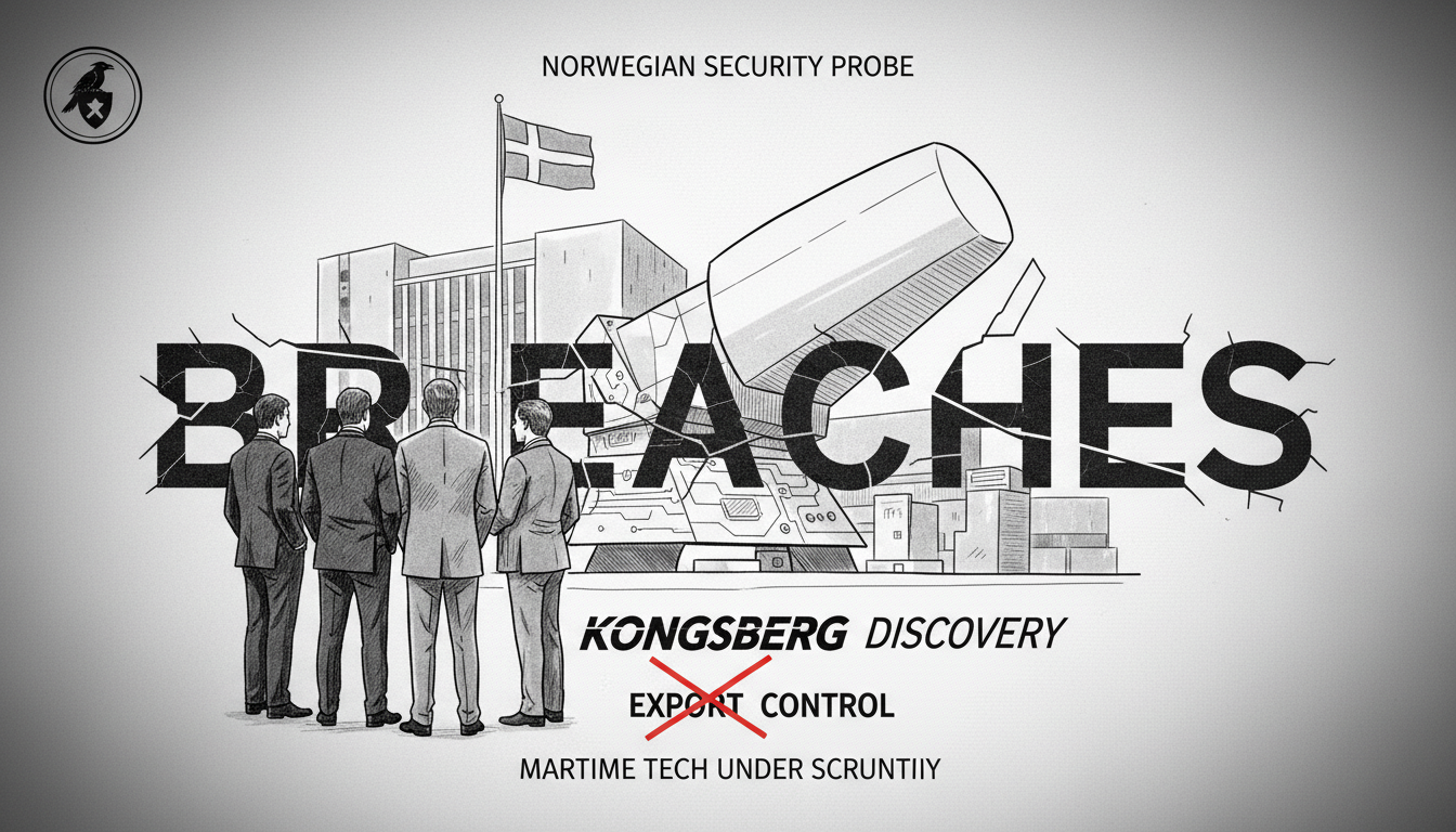 Norwegian Security Service Investigates Kongsberg Discovery for Export Control Breaches