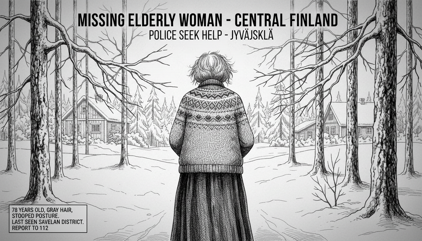 Police Seek Missing Elderly Woman in Central Finland