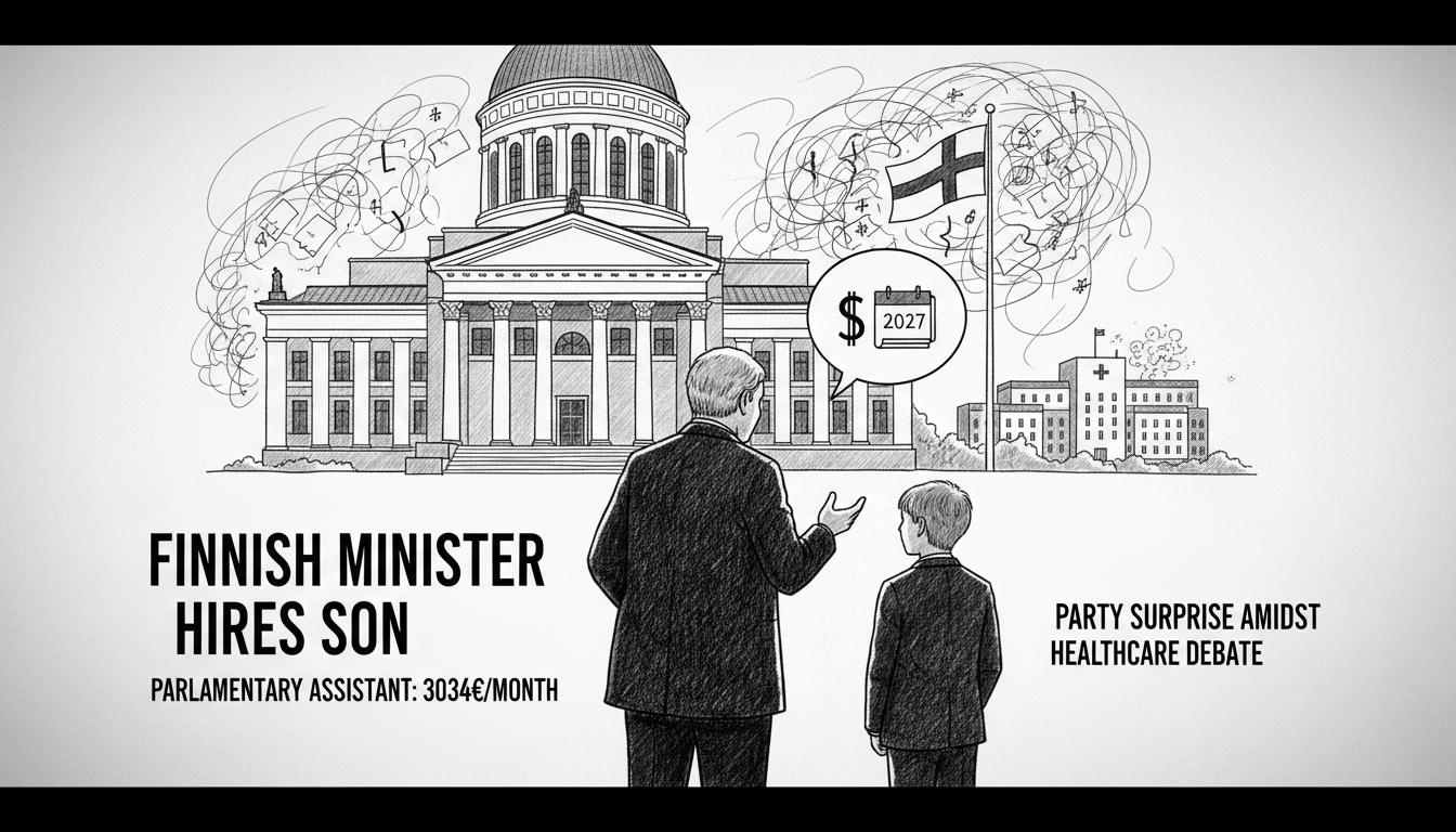 Finnish Minister Hires Son as Parliamentary Assistant