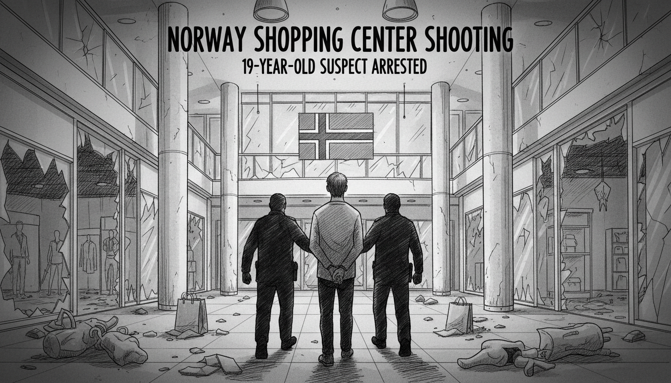 Norway Shopping Center Shooting: 19-Year-Old Suspect Arrested