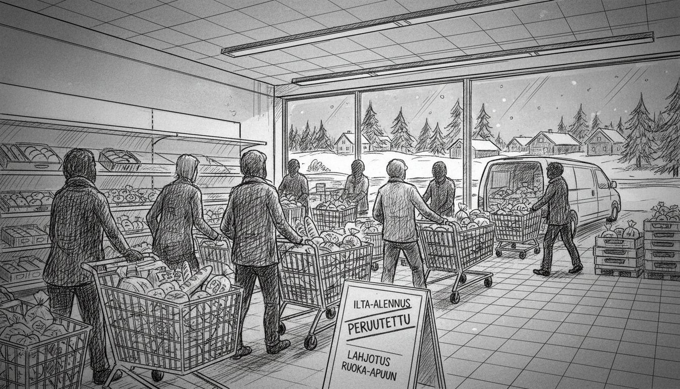 Finnish Grocery Stores Face Bulk Buyers as Evening Discounts Attract Hoarders