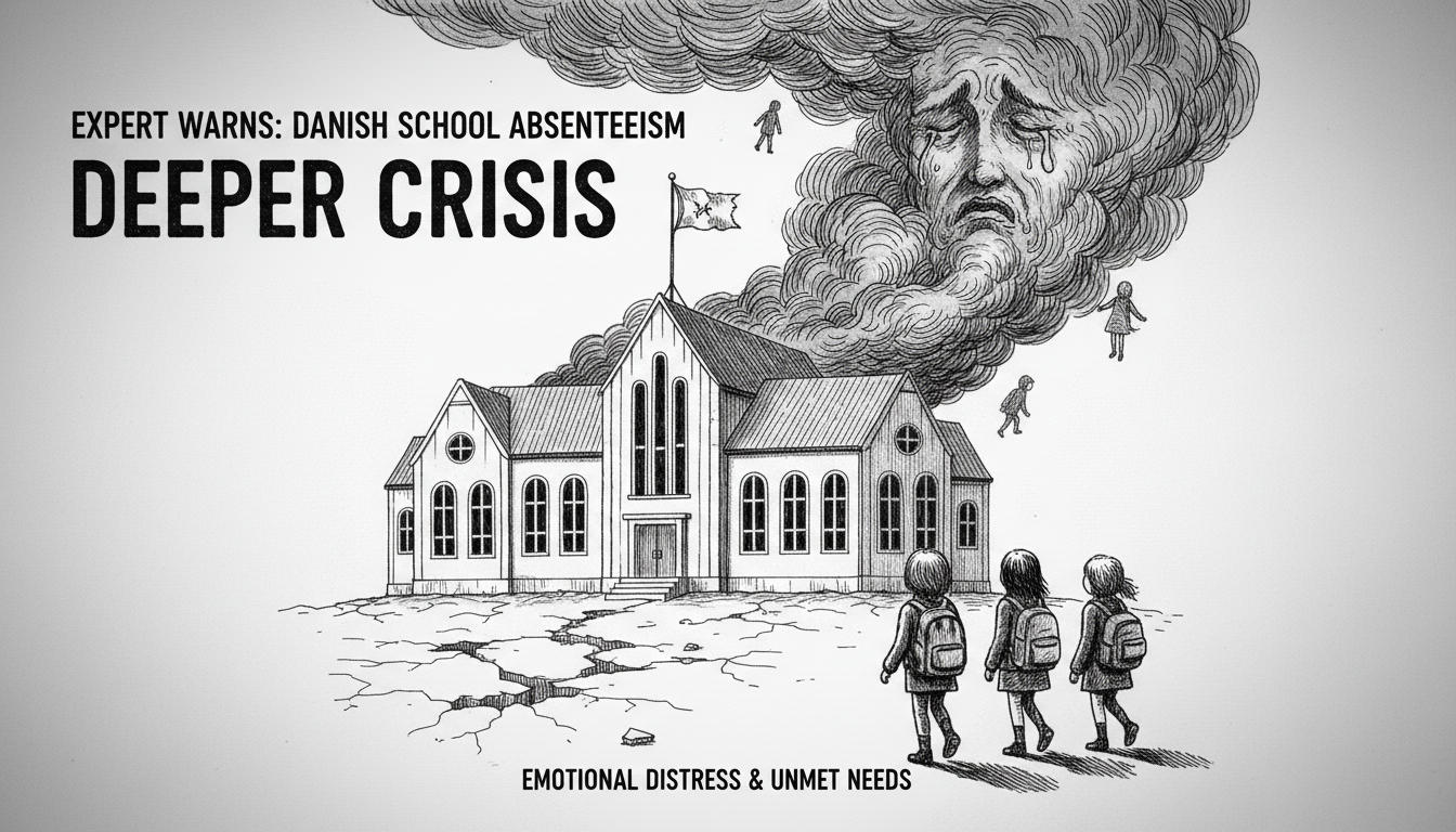 Expert Warns School Absenteeism Reveals Deeper Crisis in Danish Education