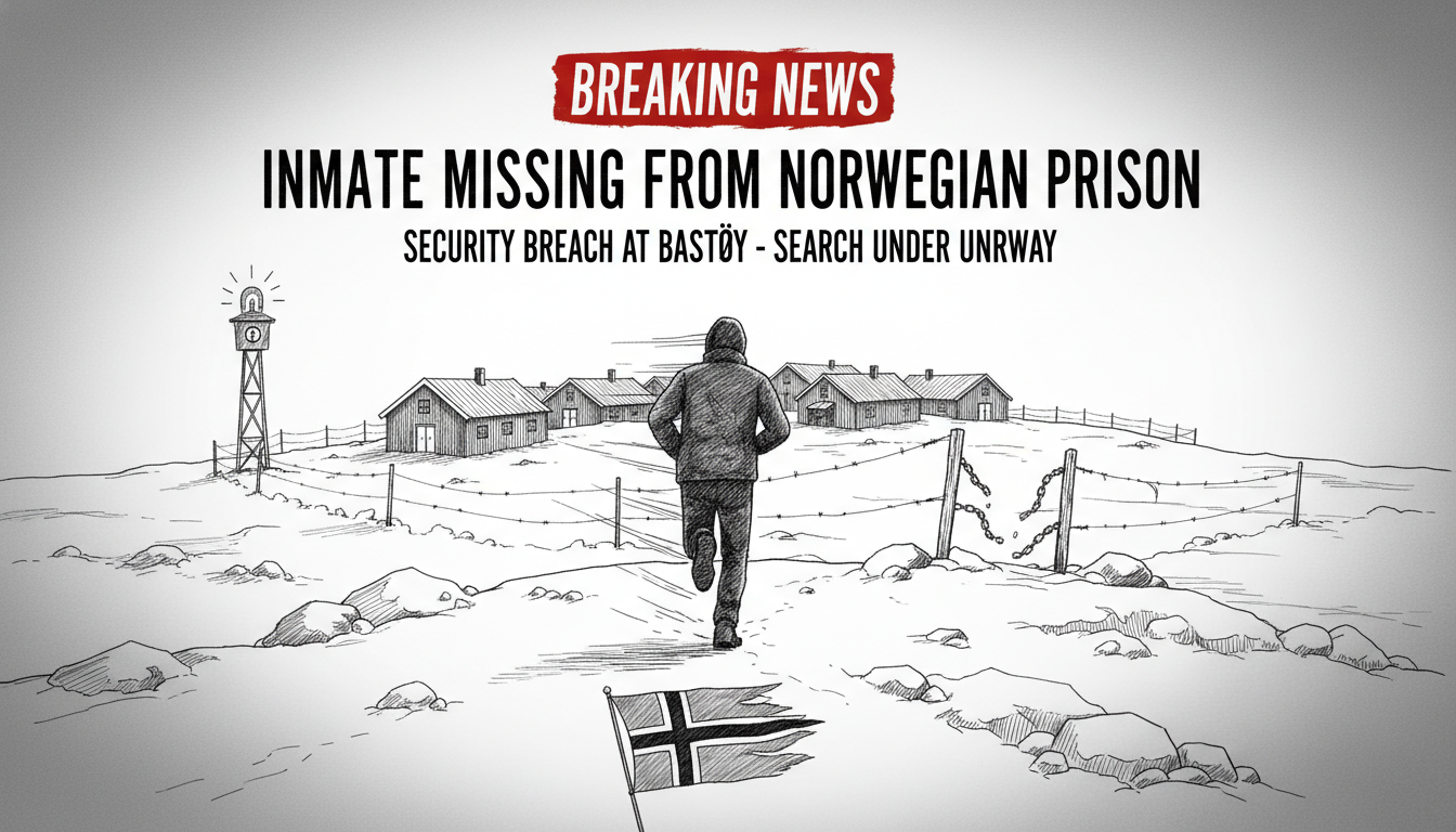 Inmate Missing from Norwegian Prison After Security Breach