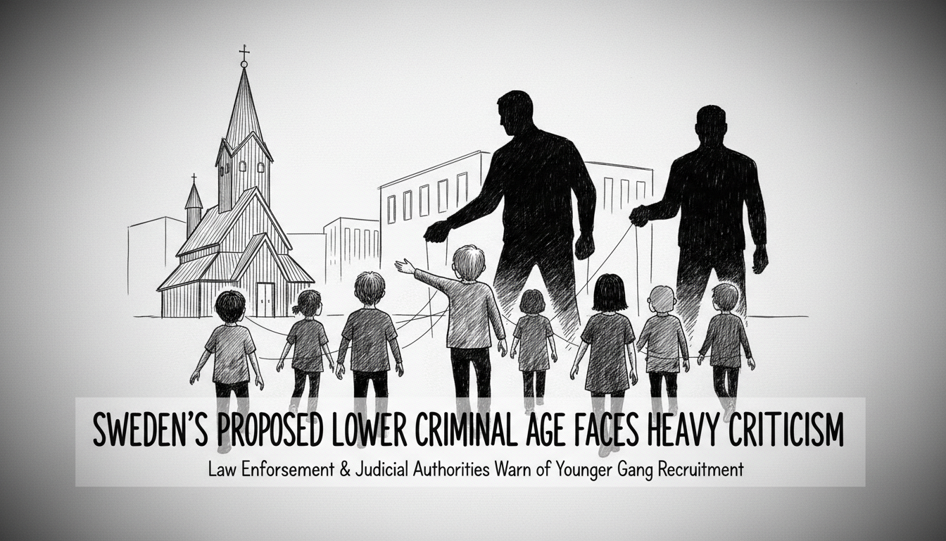 Sweden's Proposed Lower Criminal Age Faces Heavy Criticism