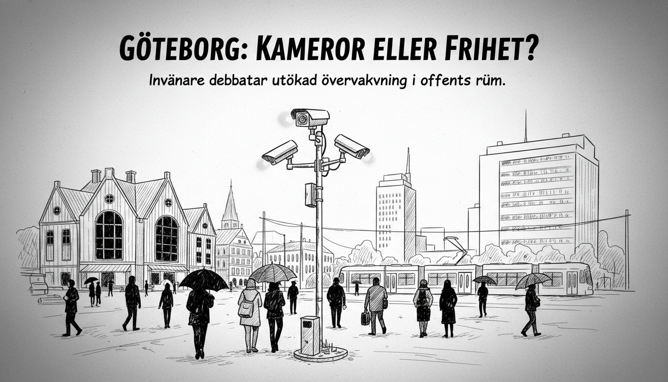 Gothenburg Residents Debate More Surveillance Cameras in Public Spaces