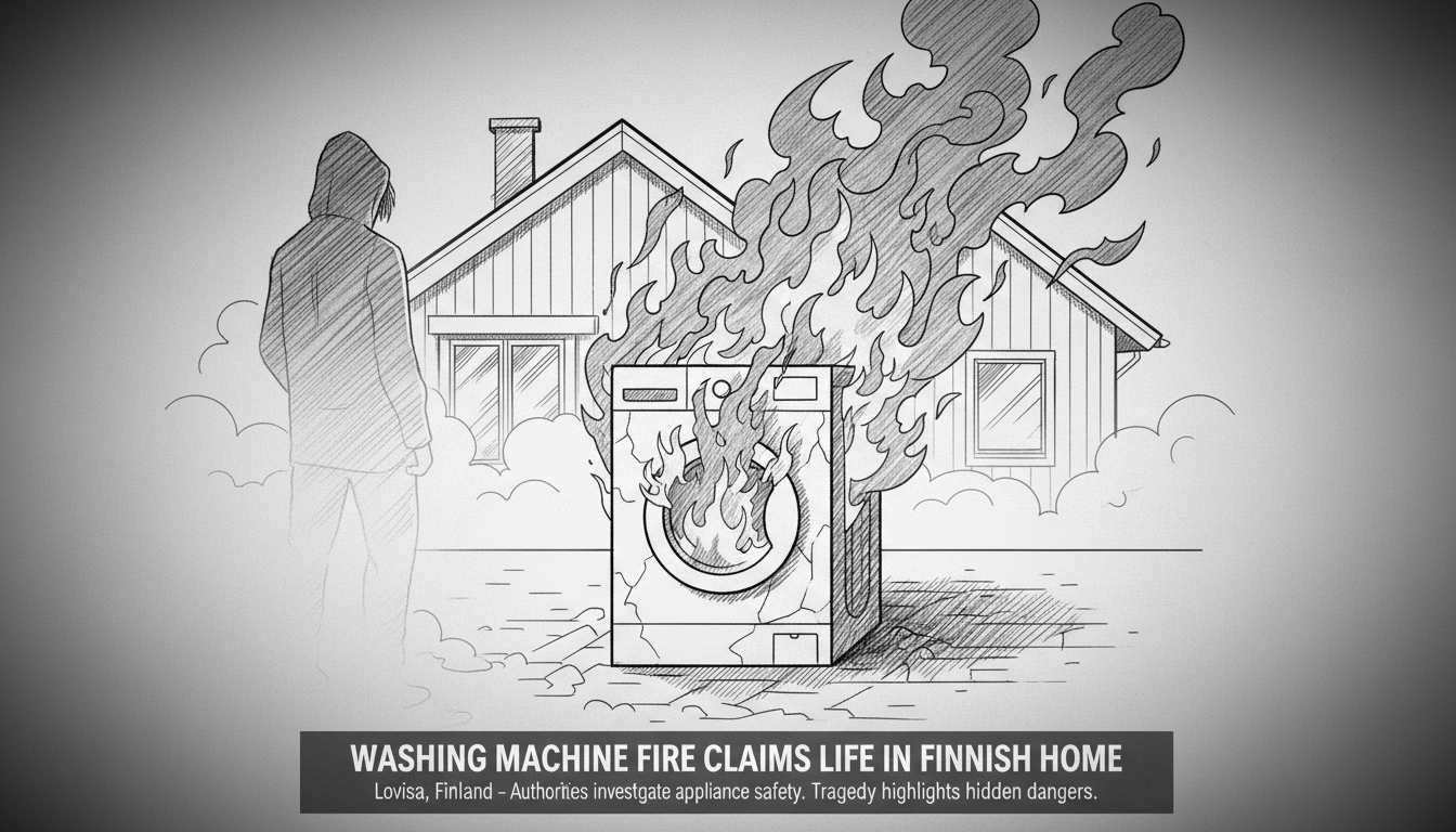 Washing Machine Fire Claims Life in Finnish Home