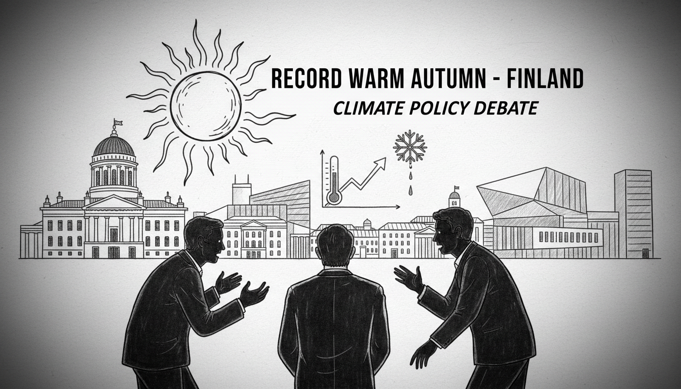 Record Warm Autumn in Finland Sparks Climate Policy Debate