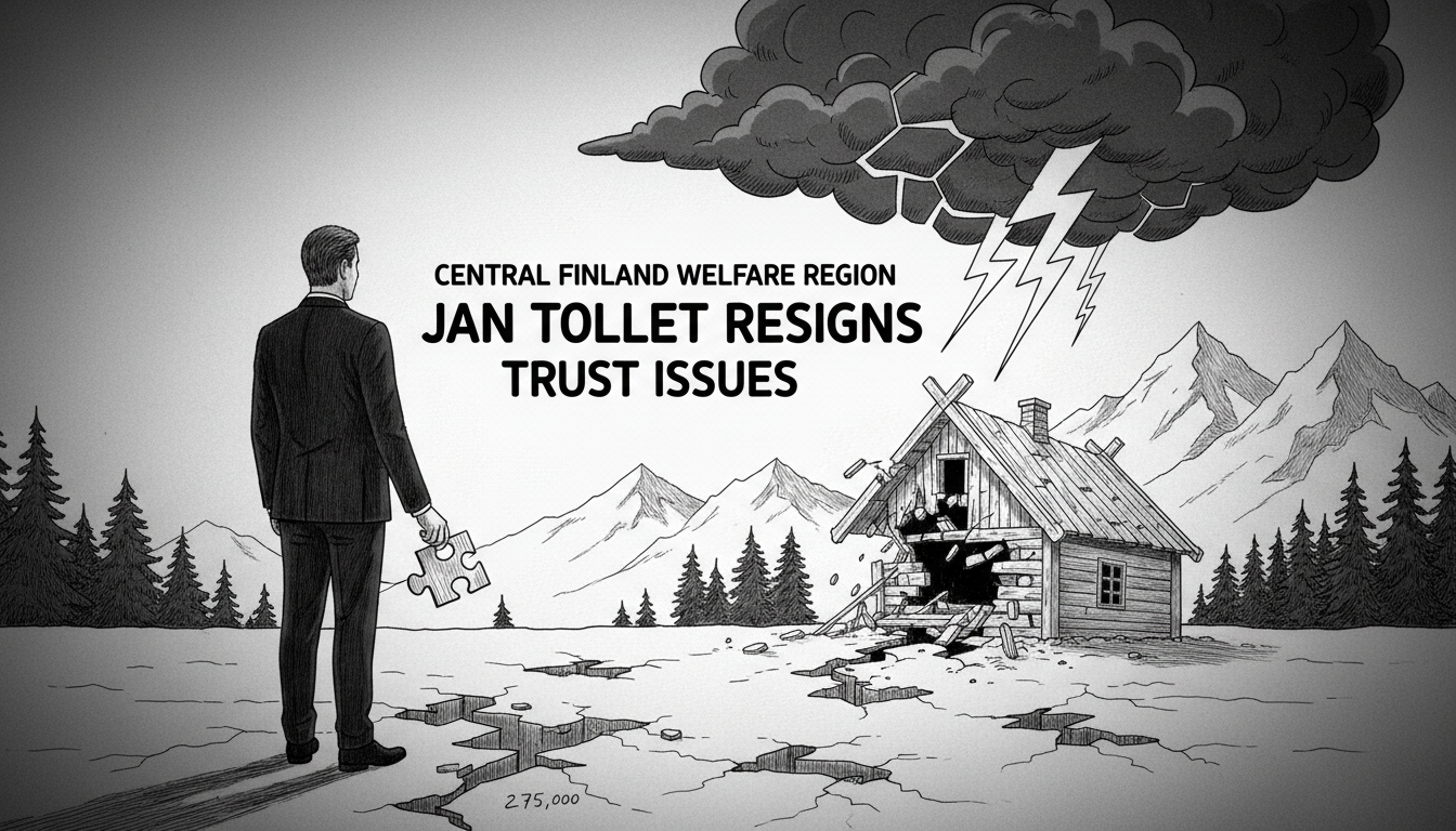 Central Finland Welfare Region Director Jan Tollet Resigns Over Trust Issues