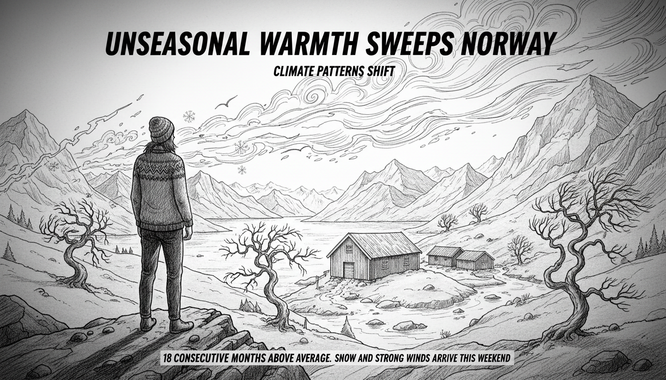 Unseasonal Warmth Sweeps Norway as Climate Patterns Shift