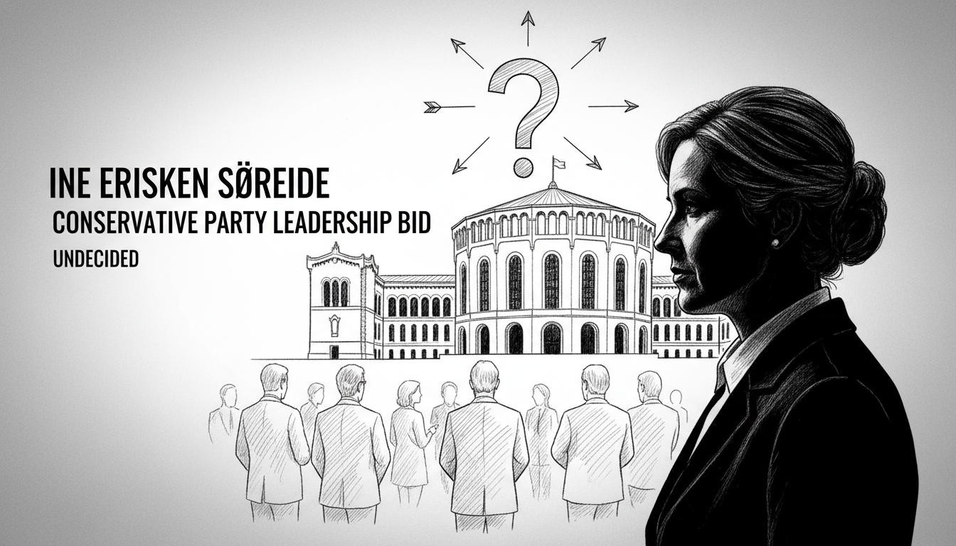 Ine Eriksen Søreide Still Considering Conservative Party Leadership Bid