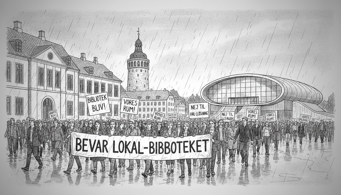 Copenhagen Residents Protest Library Move to Sports Hall