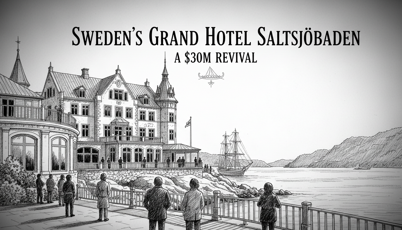 Sweden's Grand Hotel Saltsjöbaden: A $30M Revival