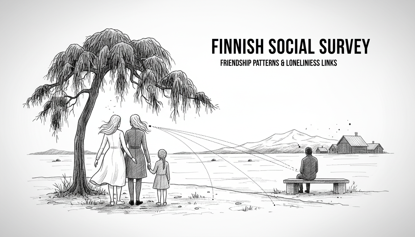 Finnish Social Survey Reveals Friendship Patterns and Loneliness Links