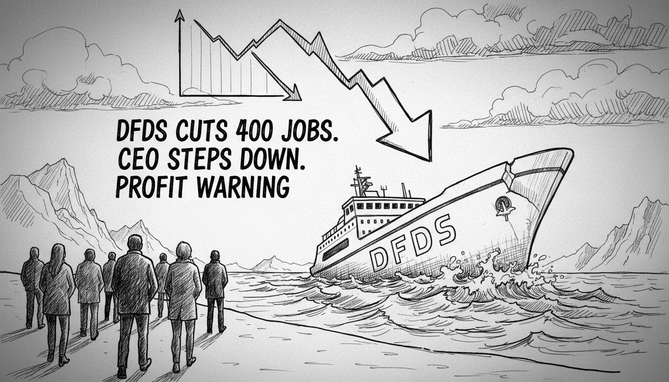 DFDS Cuts 400 Jobs as CEO Steps Down Amid Profit Warning