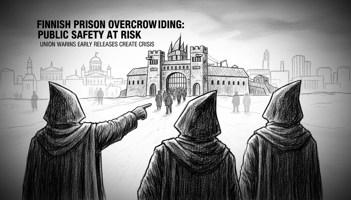 Finnish Prison Guards Union Warns of Public Safety Crisis from Overcrowded Prisons