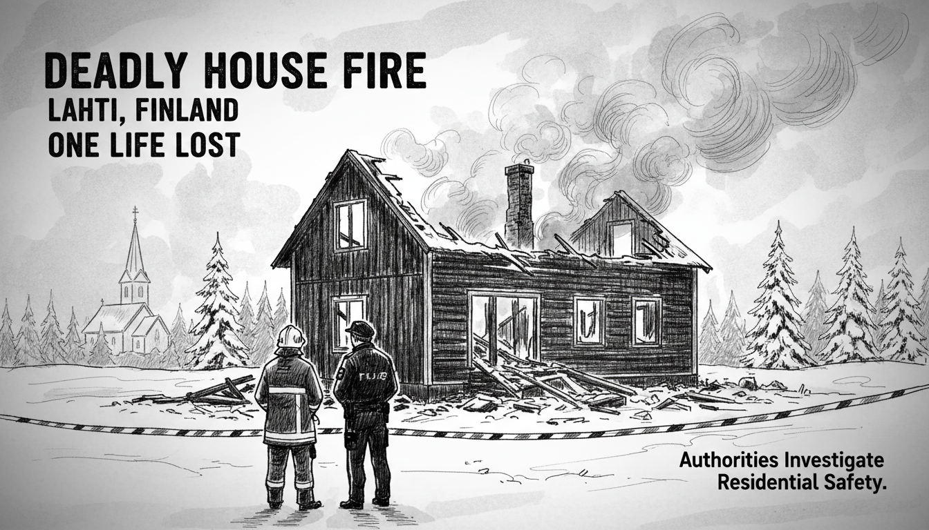 Deadly House Fire in Lahti Claims One Life