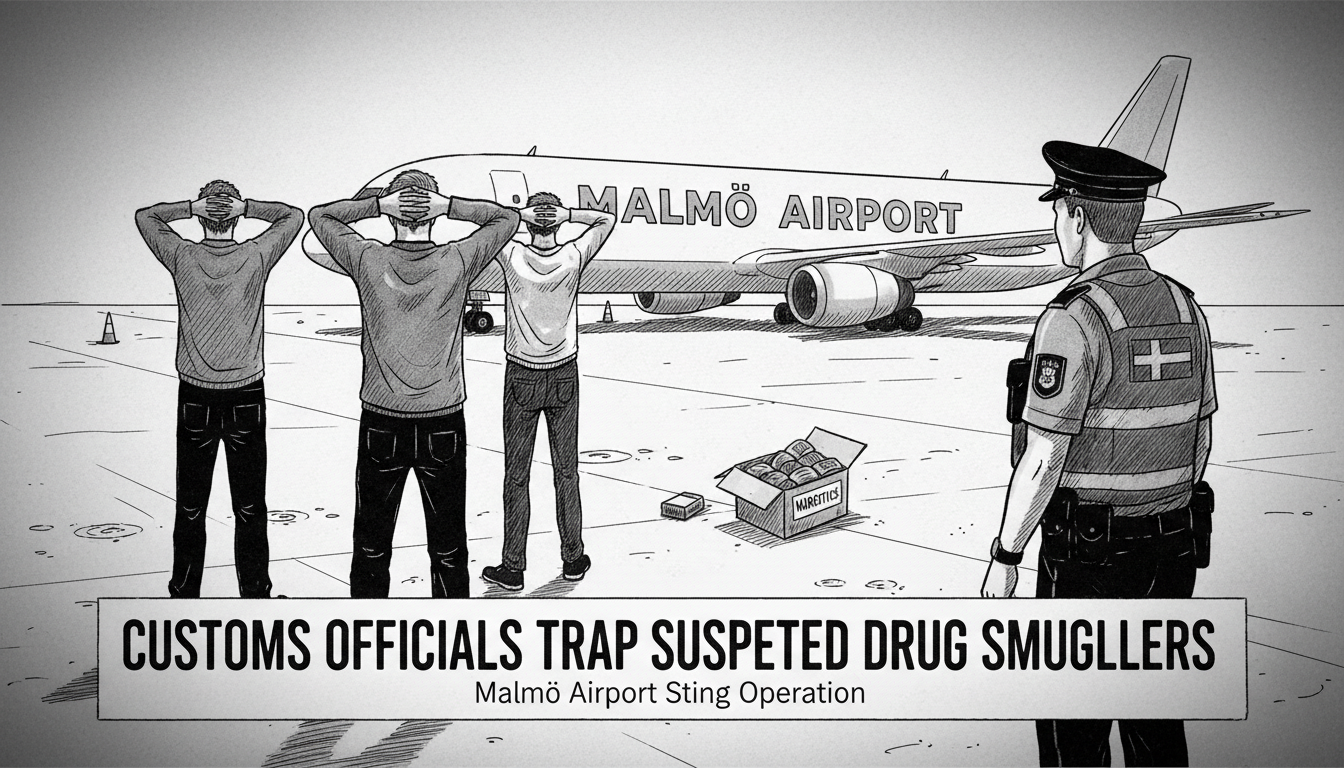 Customs Officials Trap Suspected Drug Smugglers in Sting Operation