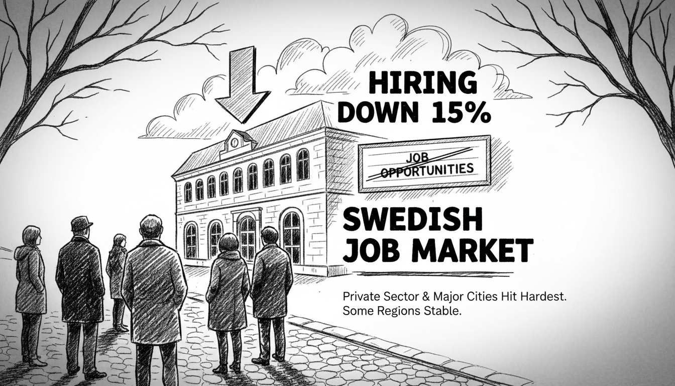 Swedish Job Market Shows Reduced Hiring Activity in Third Quarter