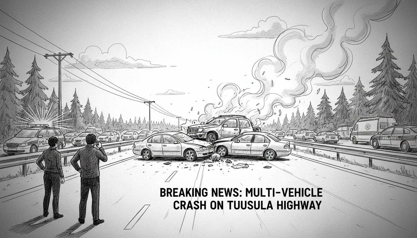 Multi-Vehicle Crash Disrupts Traffic on Tuusula Highway