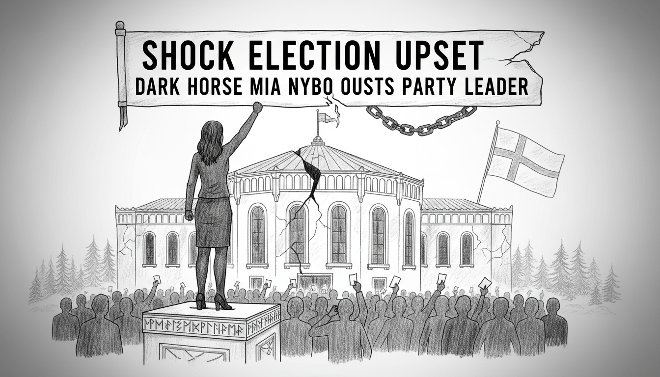 Shock Election Upset as Dark Horse Candidate Ousts Party Leader
