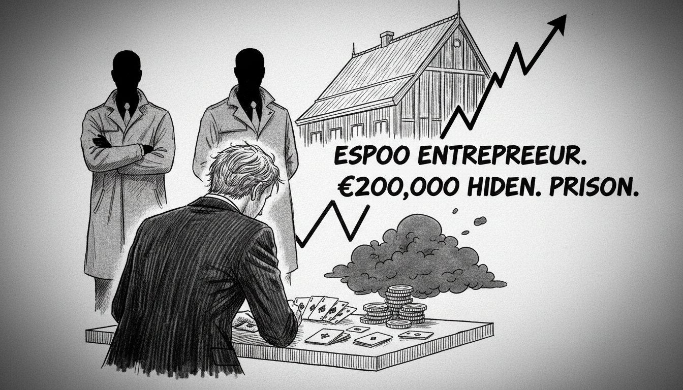 Espoo Entrepreneur Faces Prison Over Hidden Gambling Winnings
