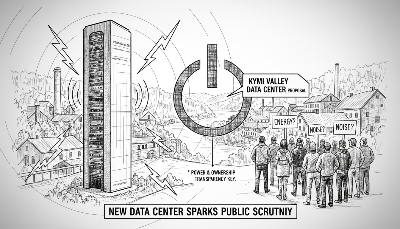 New Data Center Proposal in Kymi Valley Sparks Public Scrutiny Over Energy and Noise