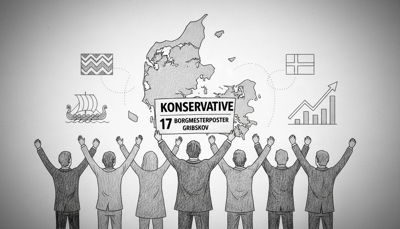 Conservative Party Gains Gribskov Municipality and Reaches 17 Mayor Positions