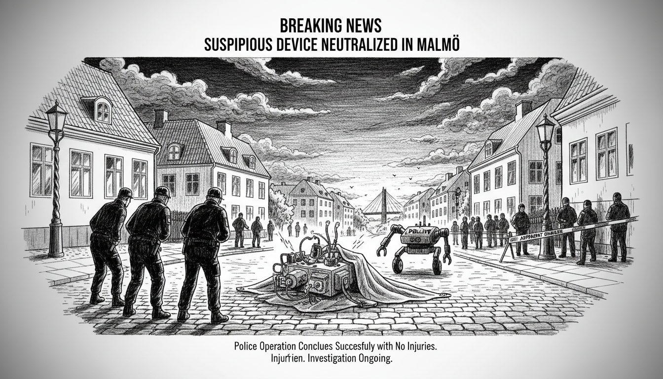 Suspicious Device Neutralized in Malmö After Police Operation