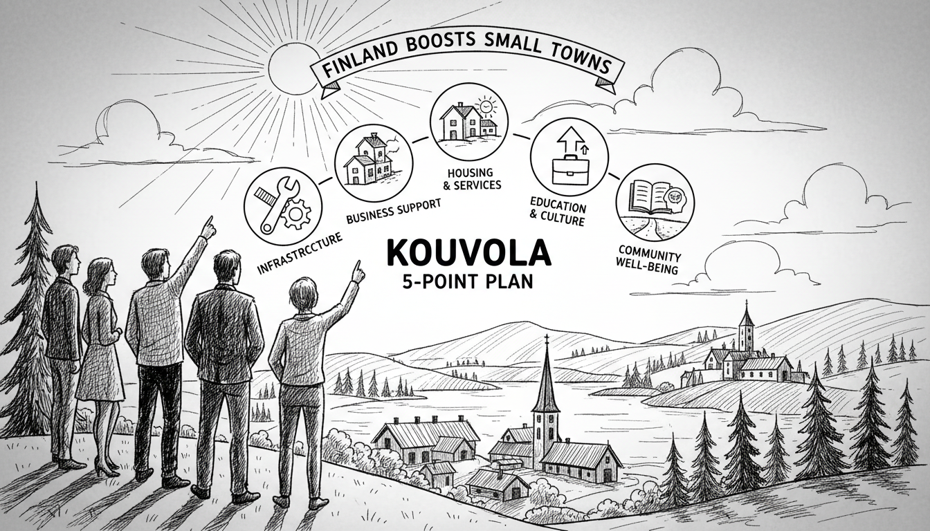 Finland Boosts Small Towns: Kouvola's 5-Point Plan