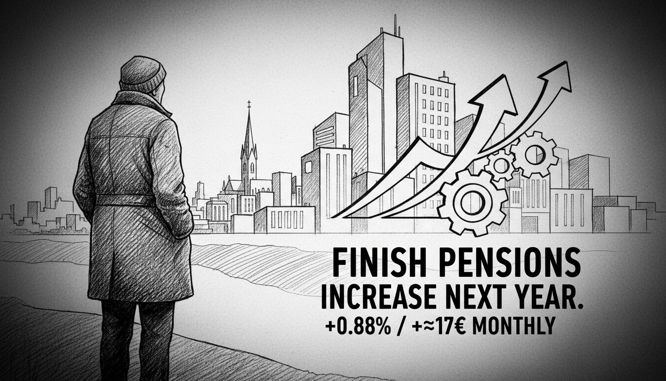 Finnish Pensions Set to Increase Next Year