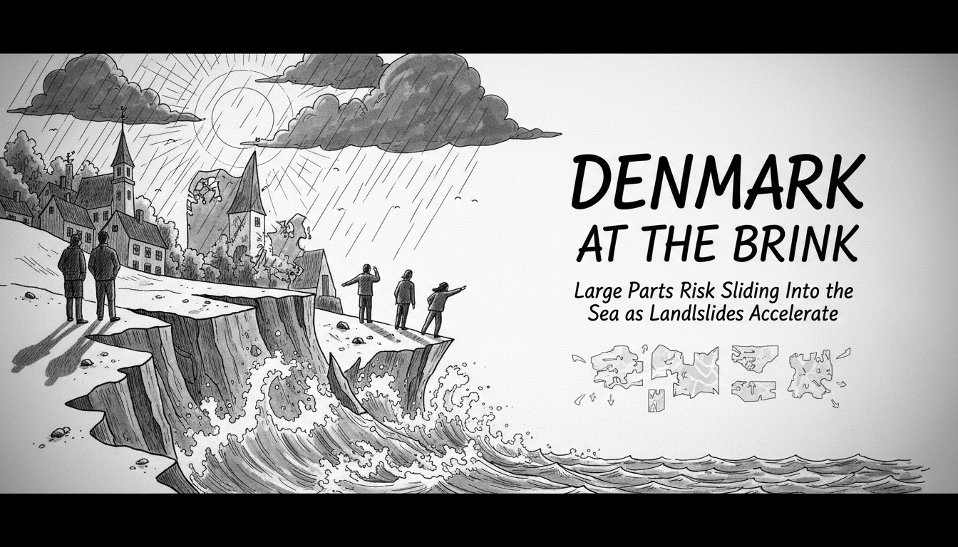 Large Parts of Denmark Risk Sliding Into the Sea as Landslides Accelerate