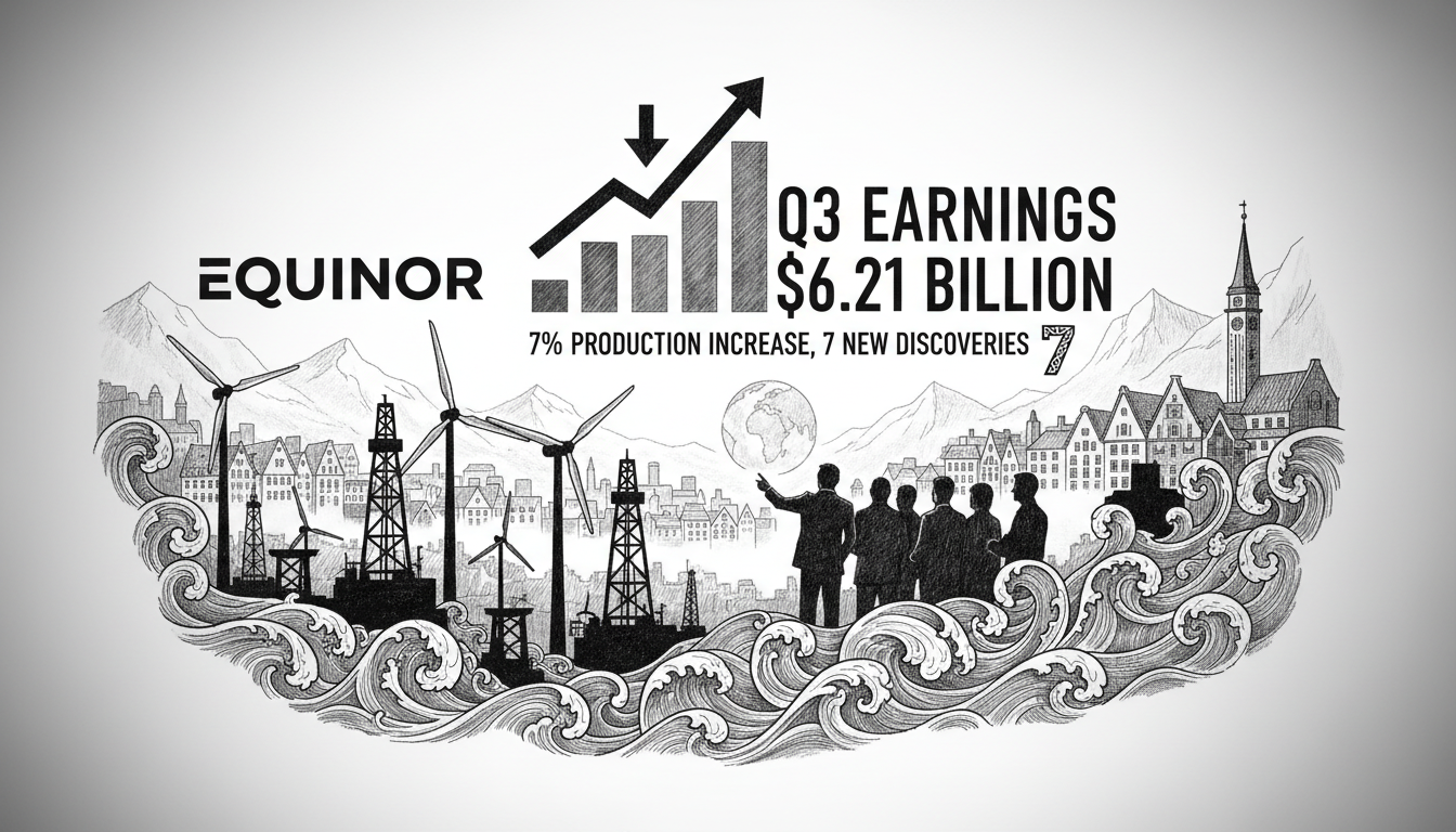 Equinor Reports $6.21 Billion Earnings in Third Quarter