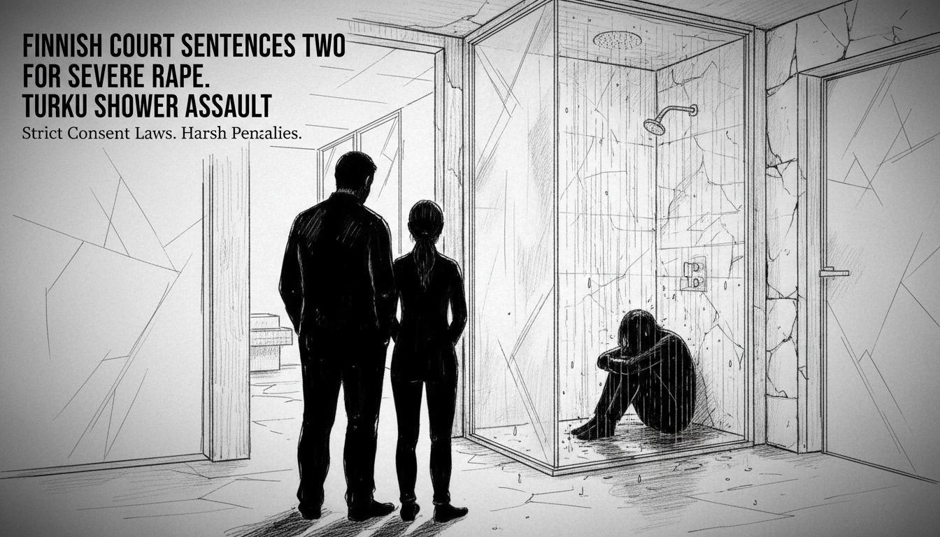 Finnish Court Sentences Two to Prison for Severe Rape in Turku Shower Assault