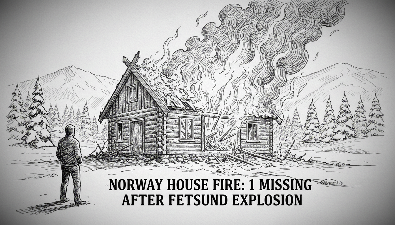Norway House Fire: 1 Missing After Fetsund Explosion