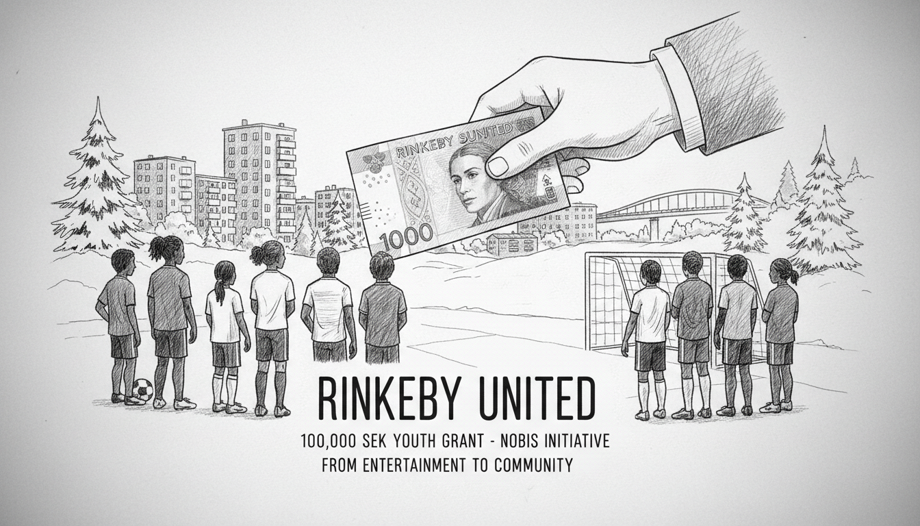 Rinkeby United Receives 100,000 SEK Youth Grant