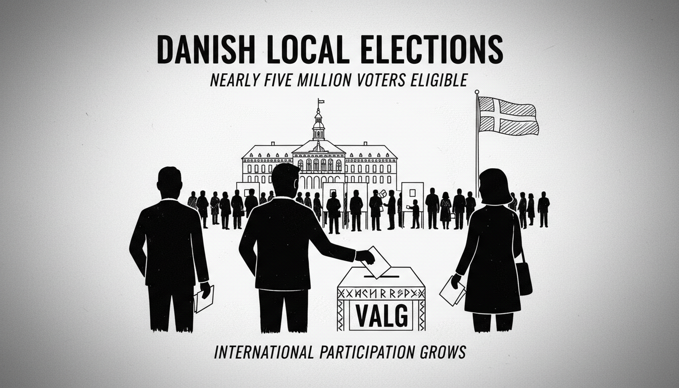 Nearly Five Million Voters Eligible for Danish Local Elections