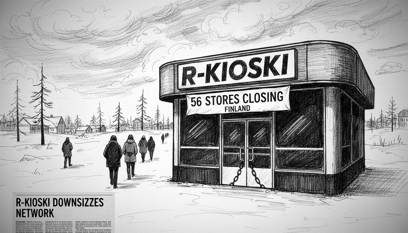 R-Kioski Chain Announces Closure of 56 Stores Across Finland