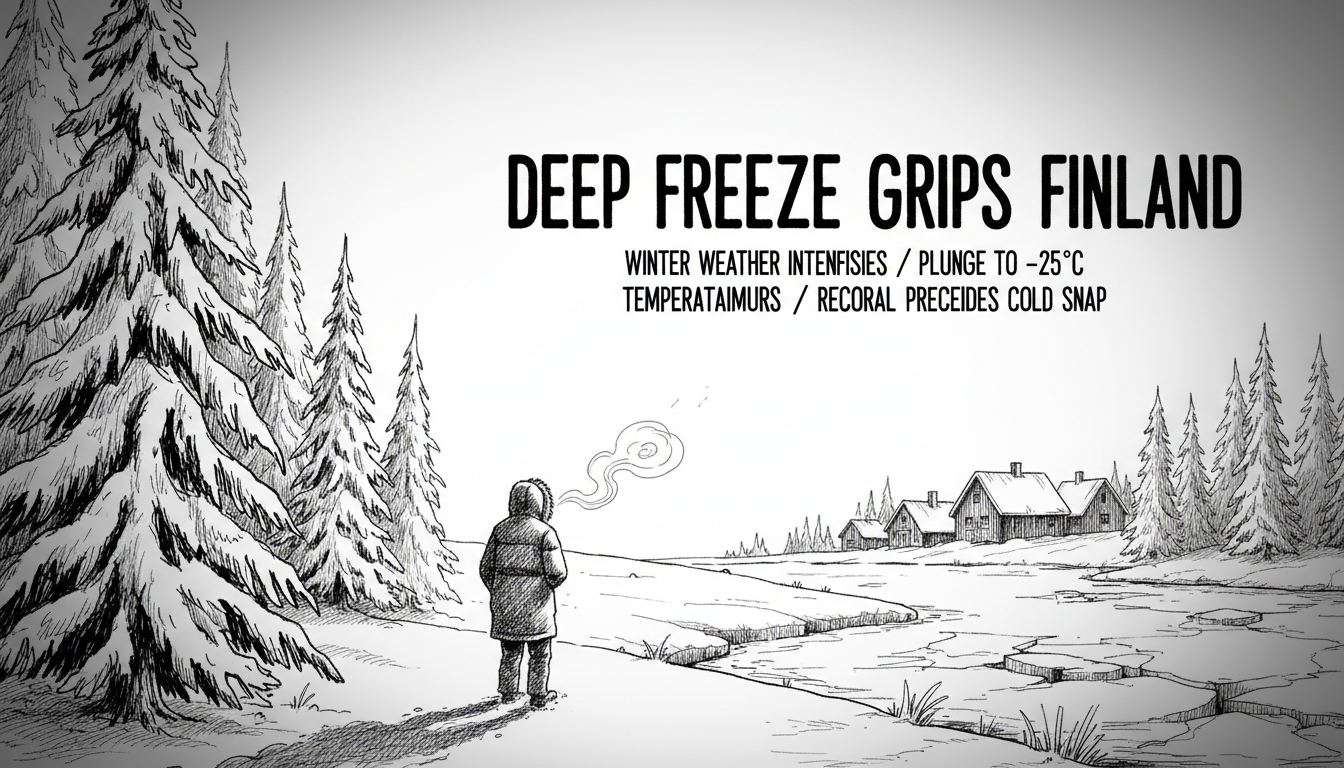 Deep Freeze Grips Finland as Winter Weather Intensifies