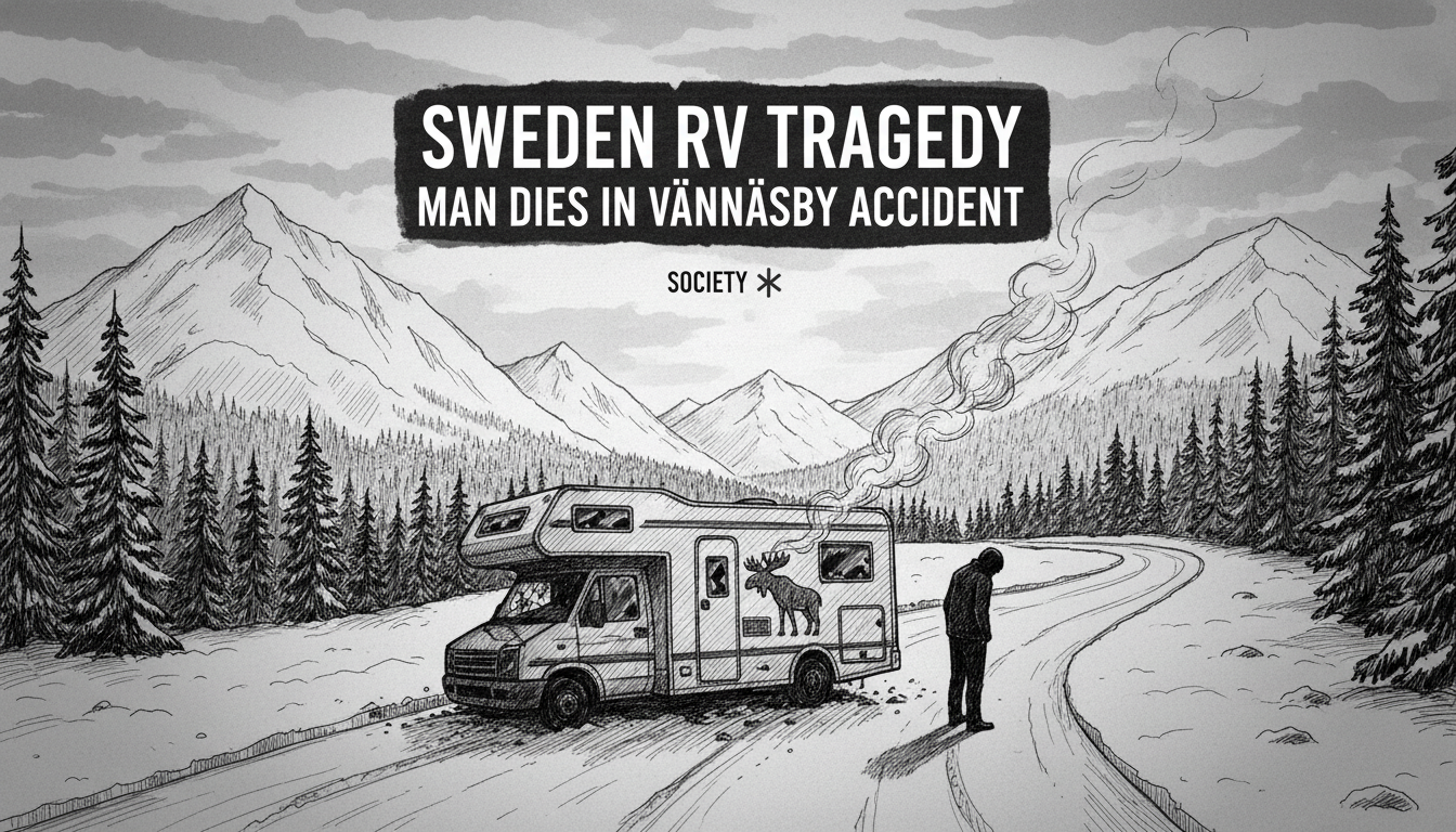 Sweden RV Tragedy: Man Dies in Vännäsby Accident