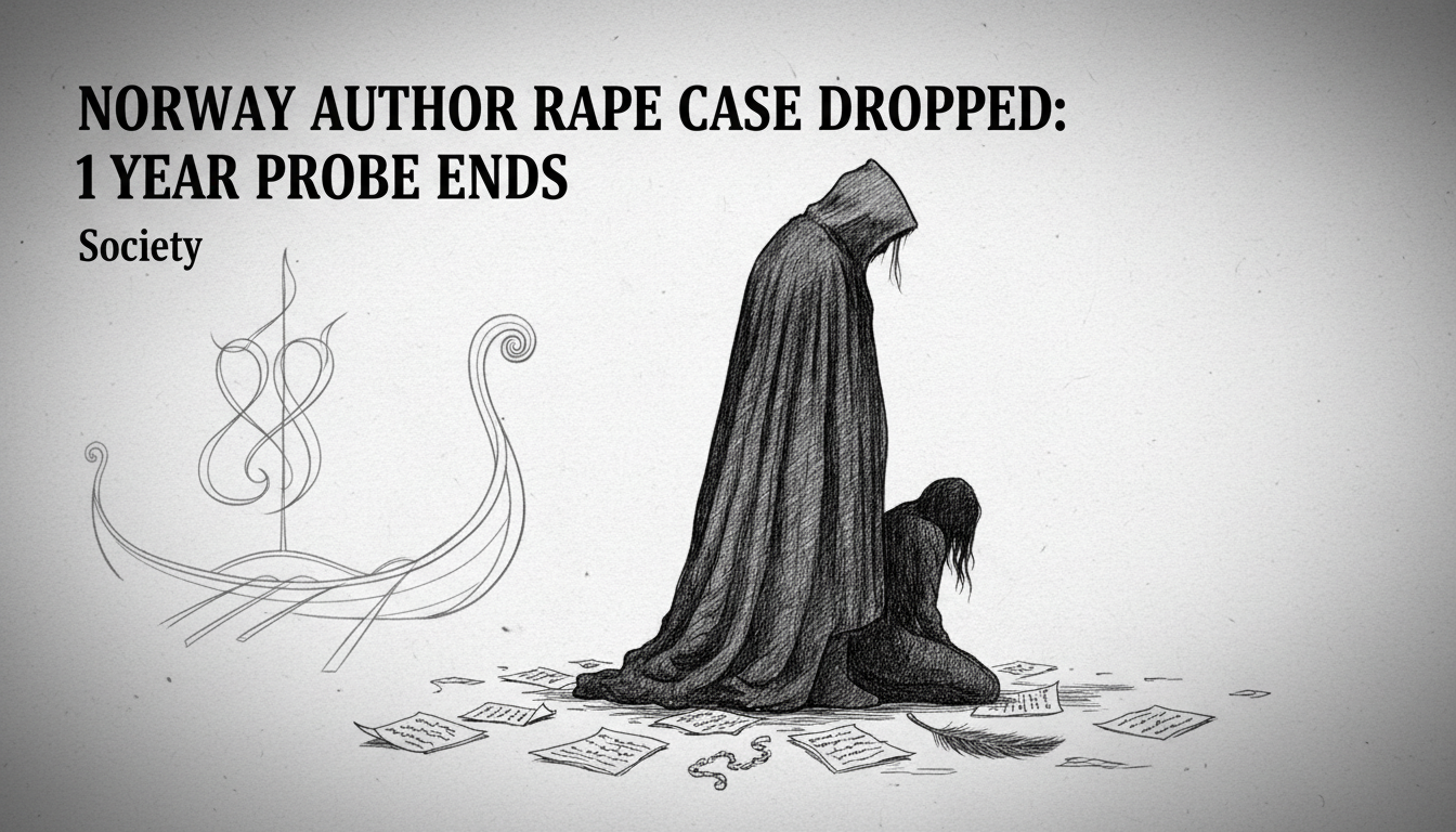 Norway Author Rape Case Dropped: 1 Year Probe Ends