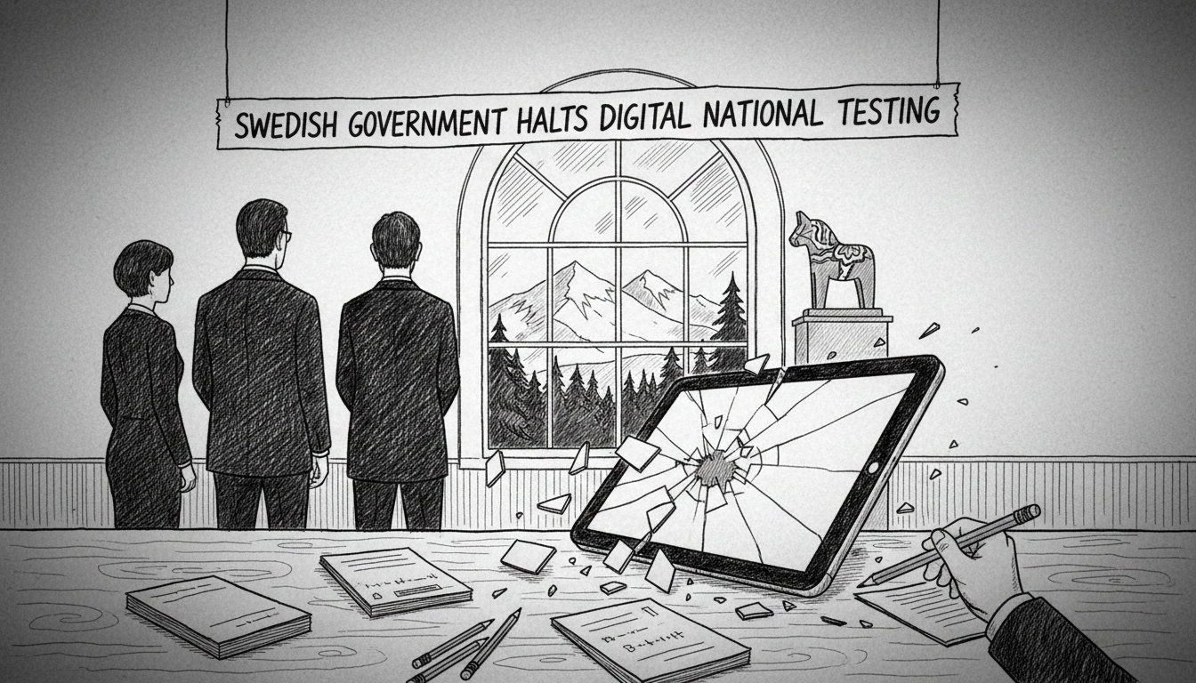 Swedish Government Halts Digital National Testing Program