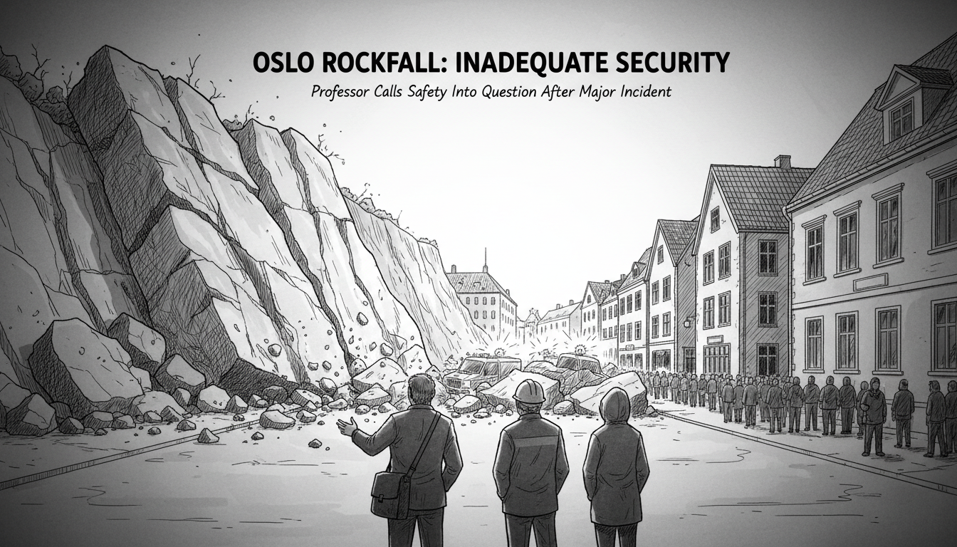 Professor Calls Oslo Rockfall Security Inadequate After Major Incident