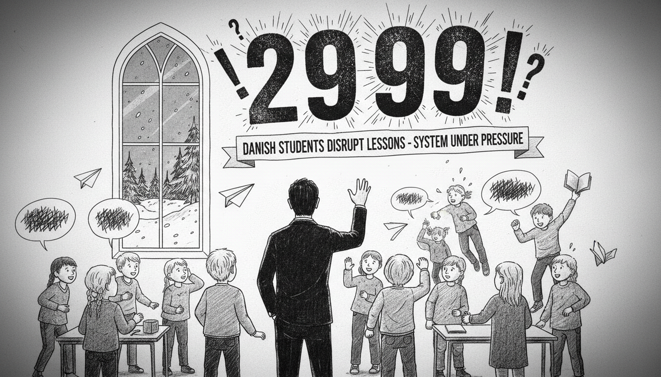 Danish Students Disrupt Lessons 29 Times Per Class on Average