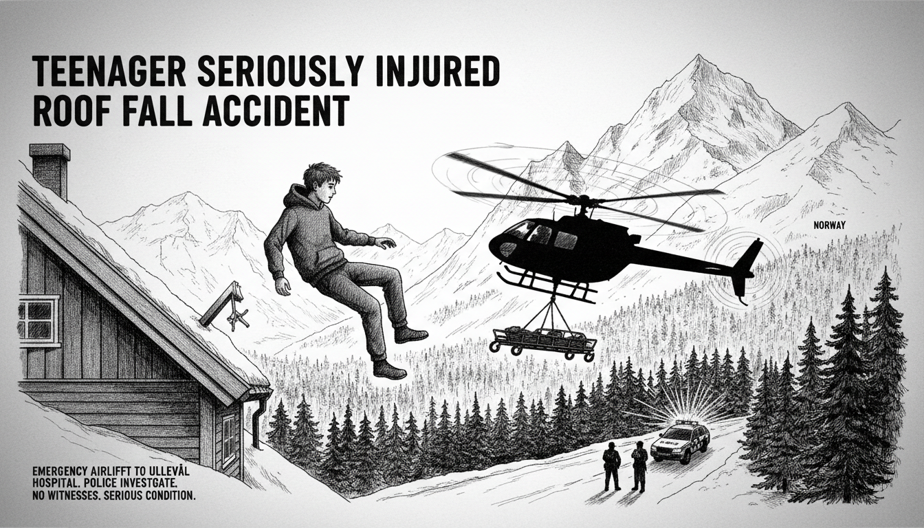 Teenager Seriously Injured in Roof Fall Accident