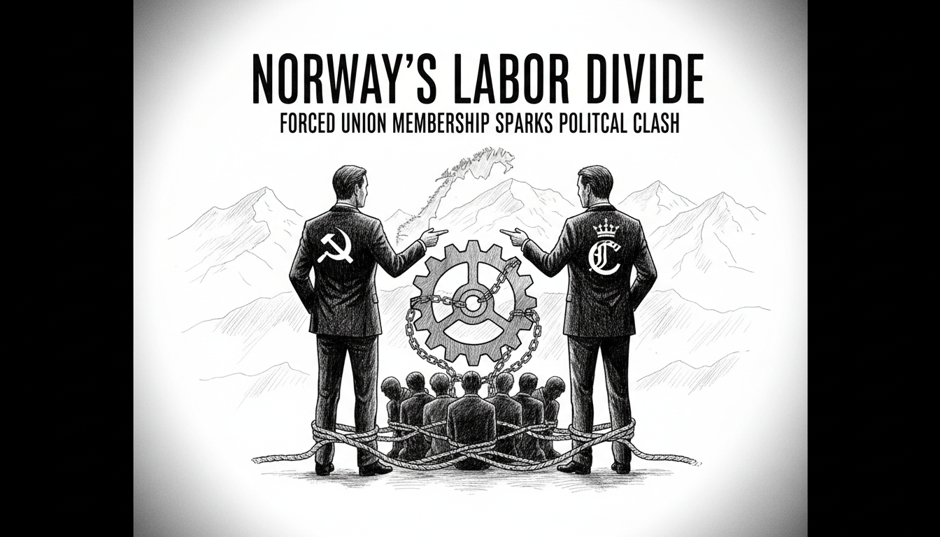 Norwegian Political Clash Over Forced Union Membership for Foreign Workers