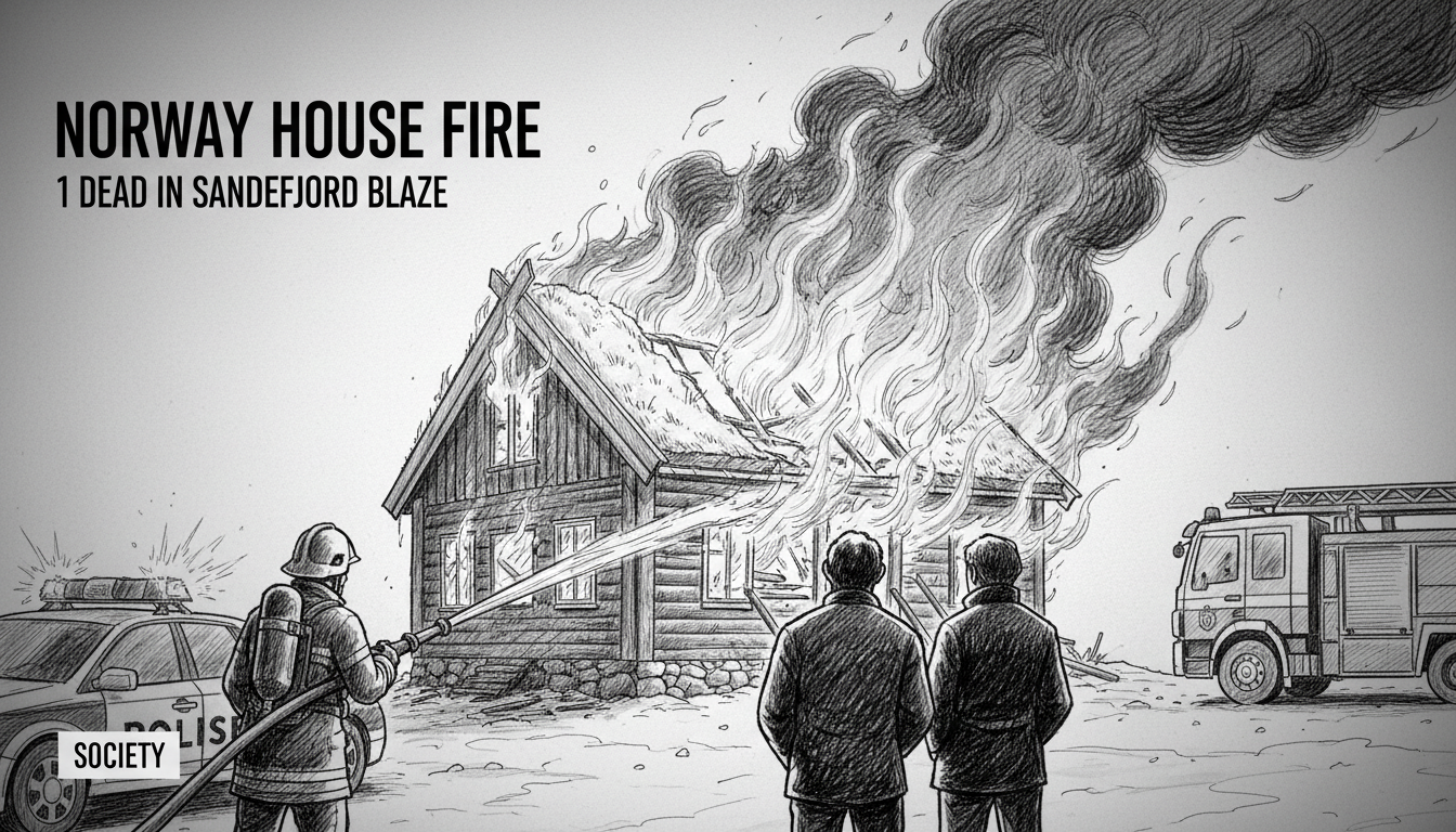 Norway House Fire: 1 Dead in Sandefjord Blaze
