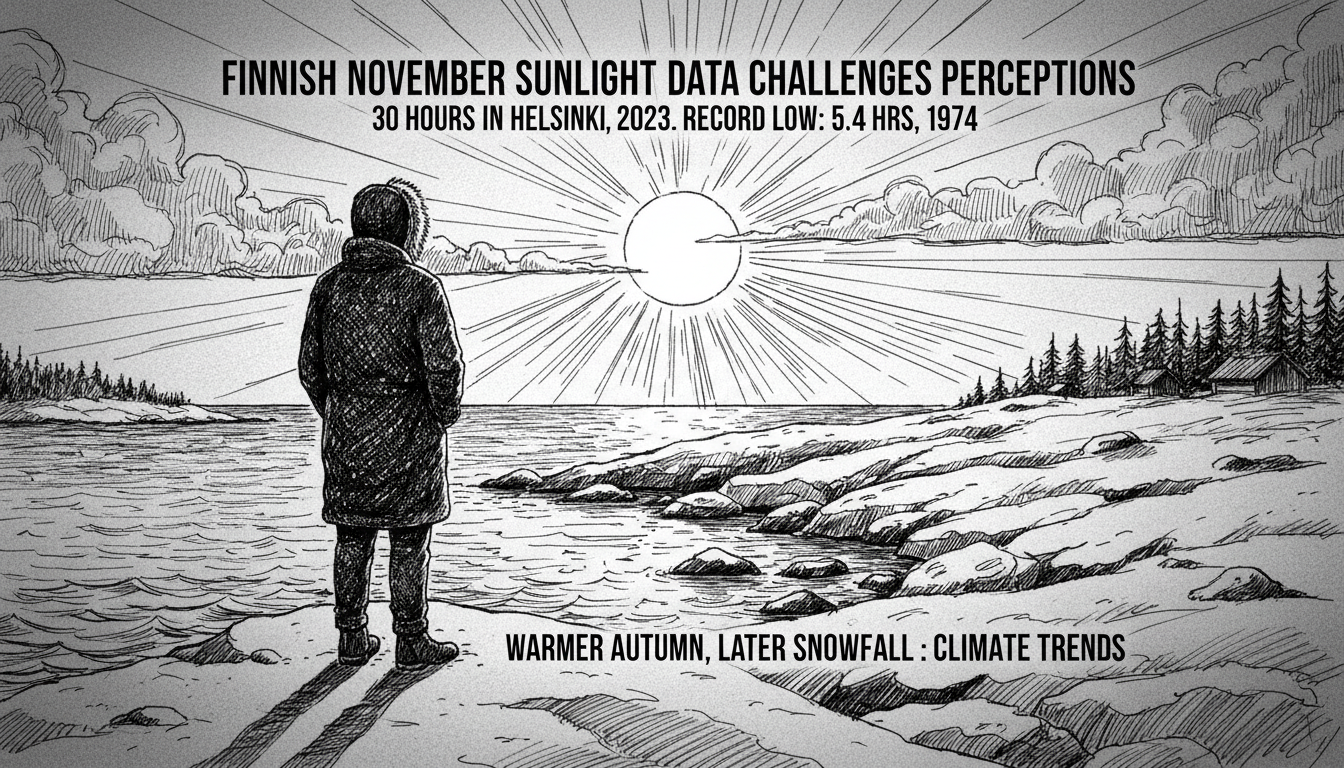 Finnish November Sunlight Data Challenges Perceptions, Highlights Climate Trends